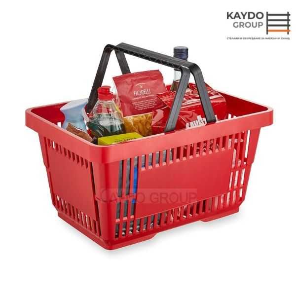 Пазарски кошници за магазин 22l -нови, на склад