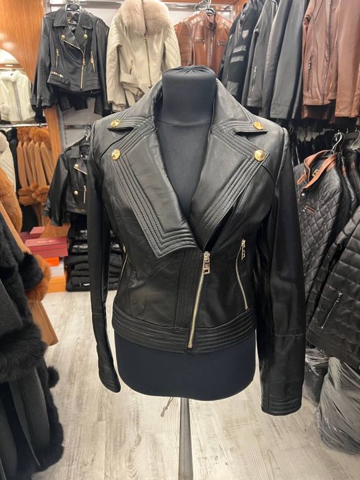 Geaca piele dama balmain