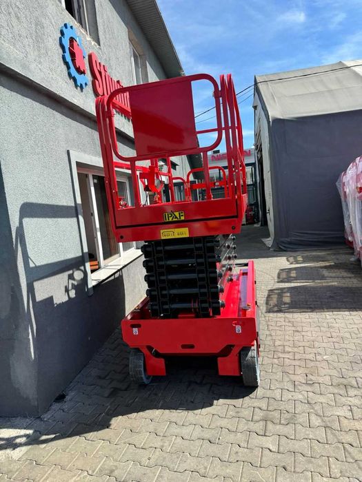 Nacela foarfeca el Qiyun GTJZ12 ridica 13.8m cu OM,Baterie Li-Ion