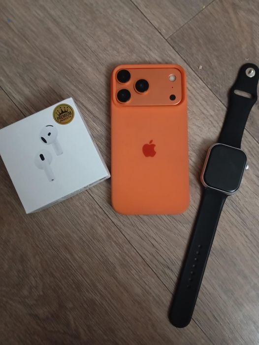 Продам айфон с часами и наушниками iphone,