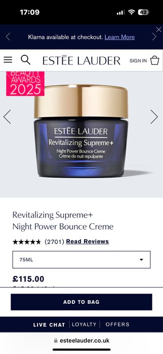 Revitalizing Supreme+  Night Power Bounce Creme
