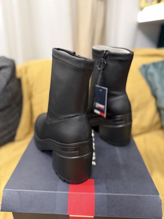 Tommy Jeans Heeled Boot botine cu toc marimea 39 noi originale