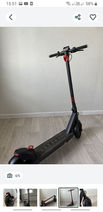 самокат tribe maya черный