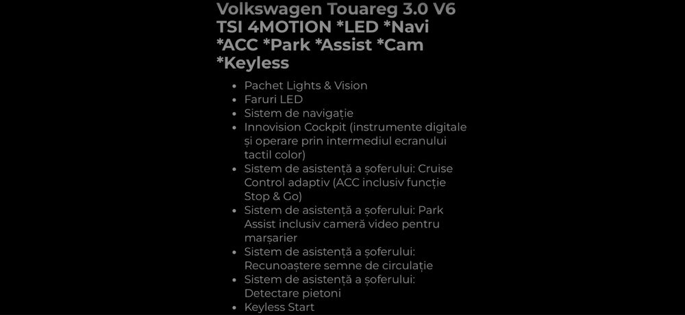 De vanzare WV Touareg