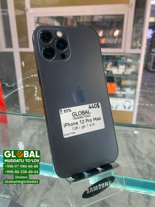 12 Pro Max 128 85 Variyantga 12 oygacha