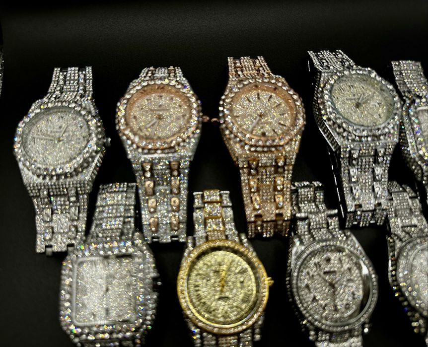 iced out диамантени часовници Rolex , AP , Cartier