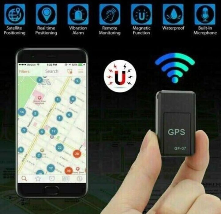 Tracker GPS Gf07 localizare rapidă GPS prin gsm