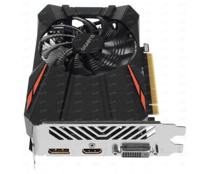 Видеокарта GIGABYTE GeForce GTX 1050 Ti [GV-N105TD5-4GD]