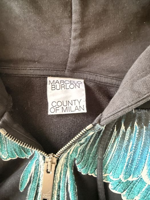 Hanorac Marcelo Burlon wings zip Original