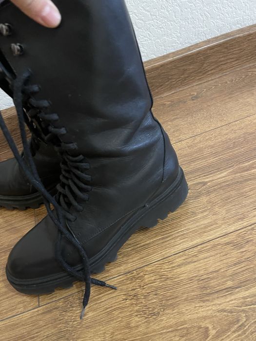 Кожанные ботинки