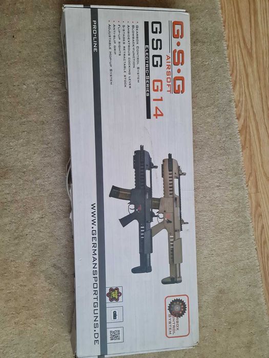 Pachet Complet Airsoft GSG G14 (ARES) Pro-Line | 4 Încărcătoare + Baterie | Sistem EFCS