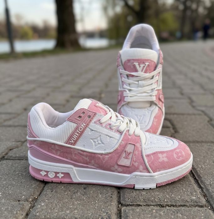 Adidasi LV Trainer Roz Dama - Full Box