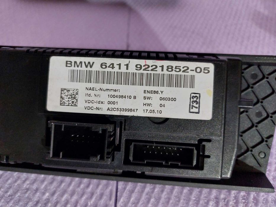 Panou comanda AC clima cu incalzire scaune BMW E81 E84 E87 E90 - E93