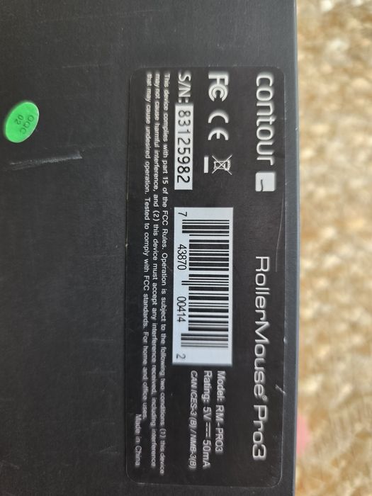 Mouse ergonomic Contour RollerMouse Pro3