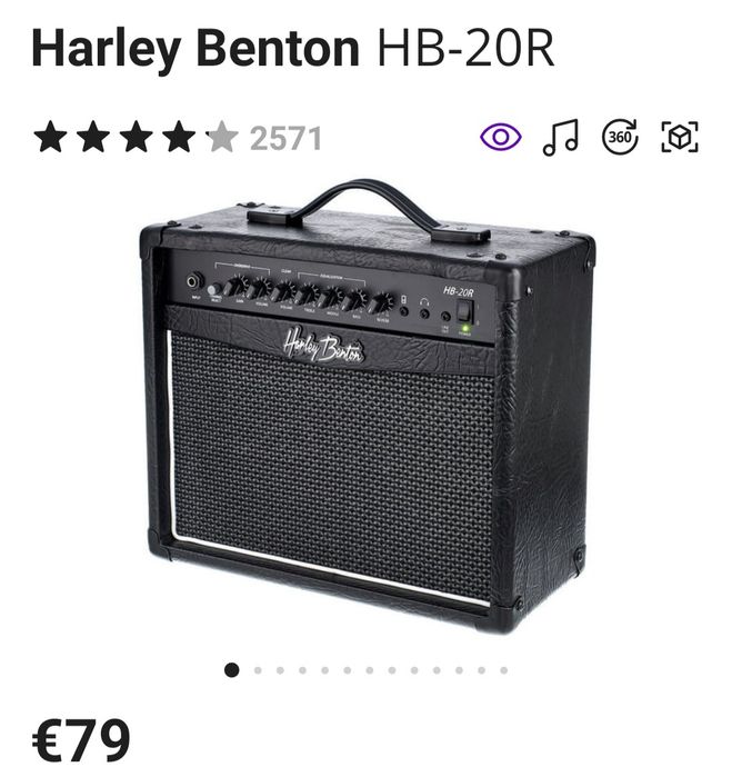 Комбо усилвател Harley Benton HB-20R с ефект Harley Benton Extreme Metal