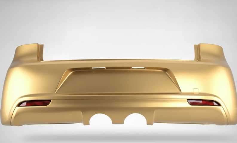 Bara Spate VW Golf 6 VI 2008-2013 R20 Look (LR7L (Auriu))