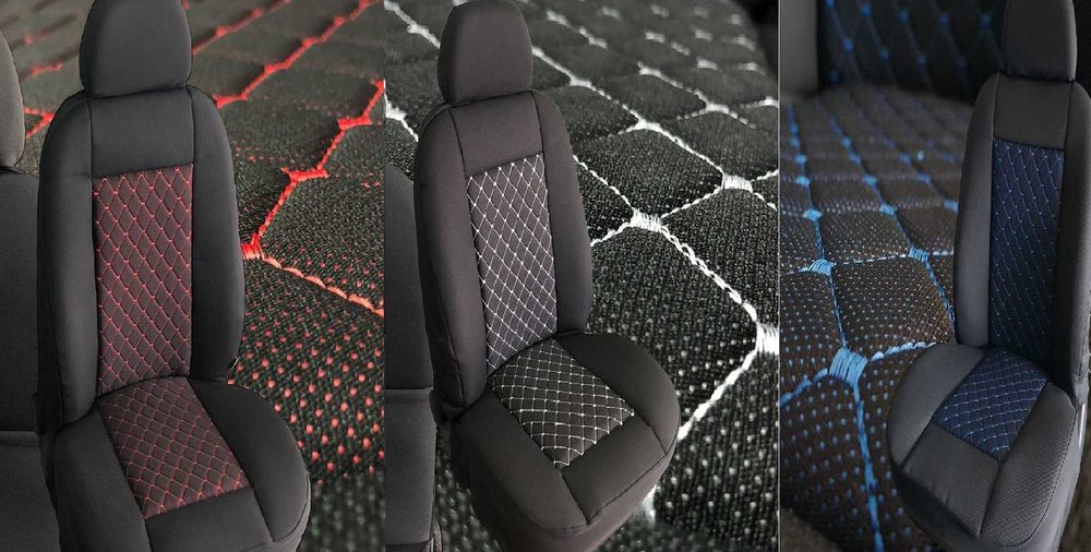 Тапицерия за цял автомобил плат три цвята