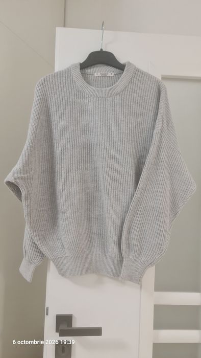 Pulover Pull & Bear gri M