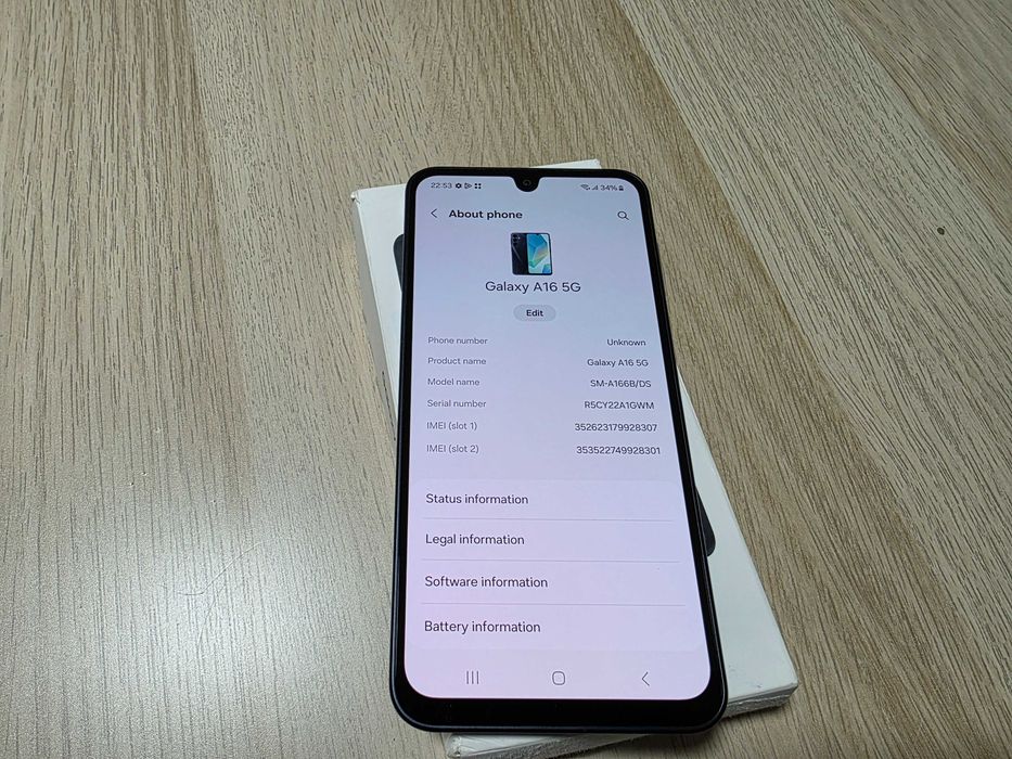 Samsung A16 5G blue 128gb