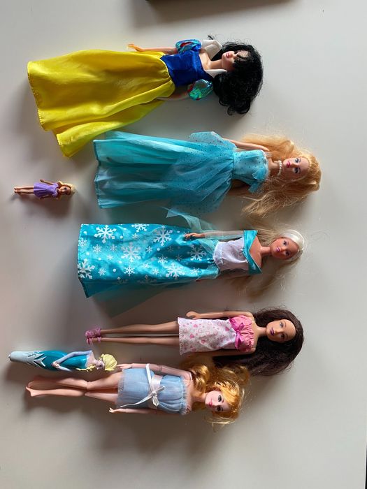 Лот от Барби, лот хъги лъги, топка за подскачане, голяма барби