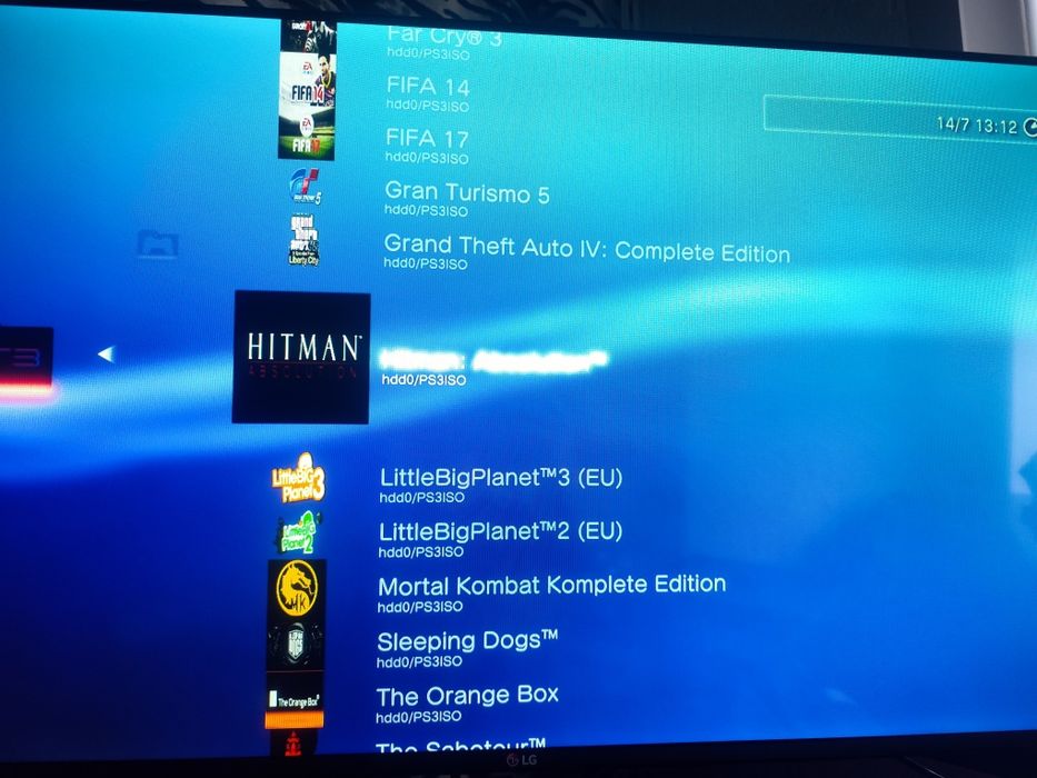 Продам ps3 slim прошитая