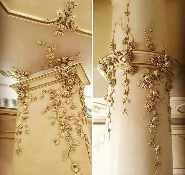 Гипс бетон лепка тияга лепнина