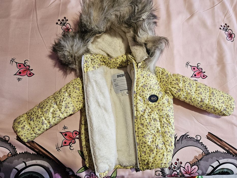 Бебешко зимно яке дебело
