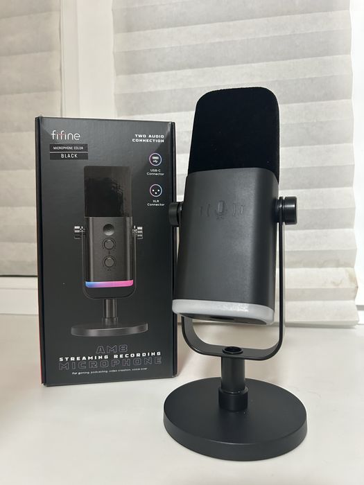 Микрофон Fifine AM8 черный