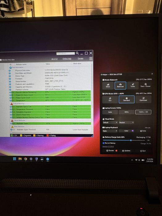 Laptop gaming Asus ROG Strix G713IE