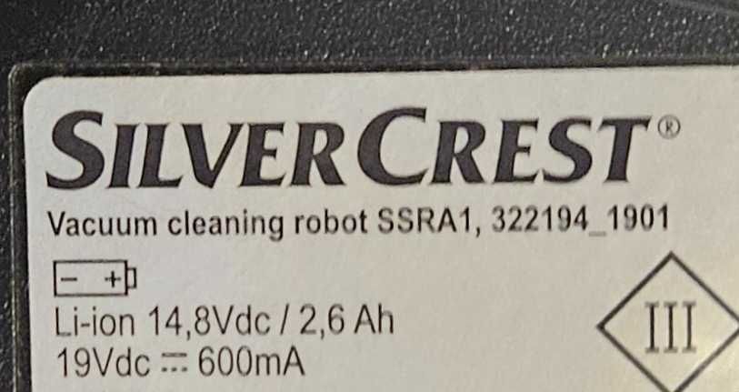 Прахосмукачка робот Silvercrest SSRA1