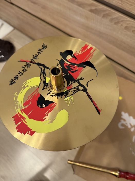 Oferta limitata!narghilea japona sensey gold pe maro si rosu