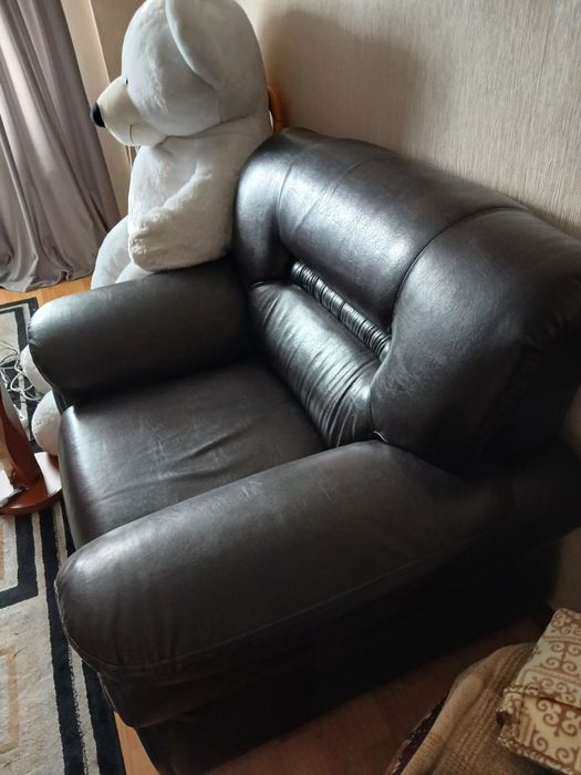 Супер кожаное кресло