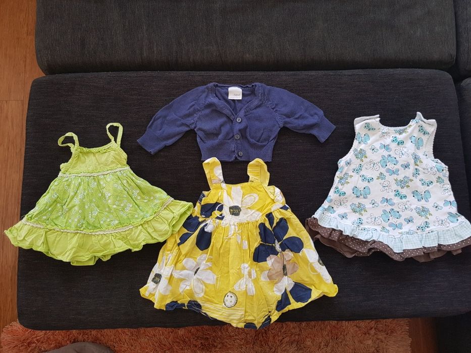 Лот 24 маркови дрешки за момиче 3-6 месеца, ръст 62-68 см