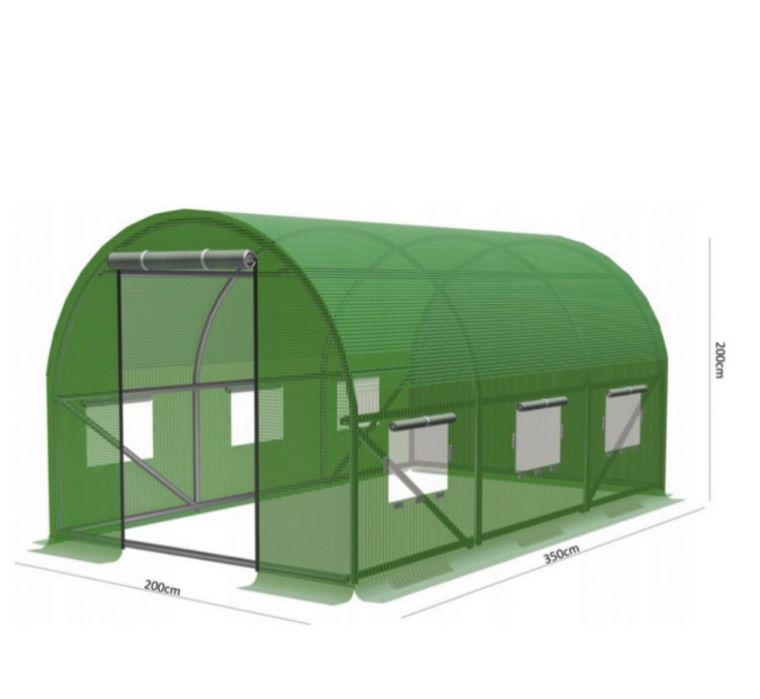 Здрава конструкция за оранжерия - поцинковани тръби и лесен монтаж