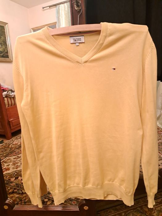 Pulover bărbați din bumbac organic, NOU! Tommy Hilfiger ( XL)