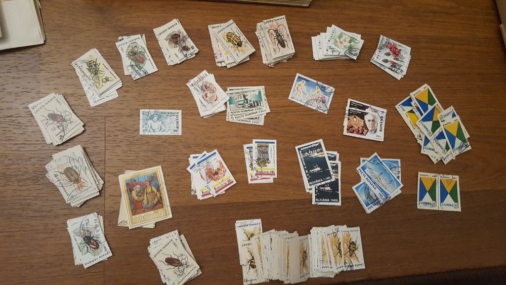 Lot timbre romanesti (aprox 3200 buc)