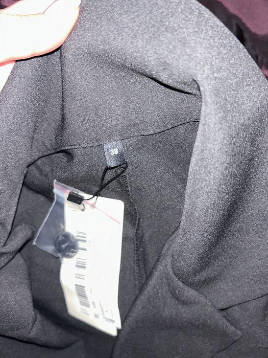 Черна рокля тип сако размер 38