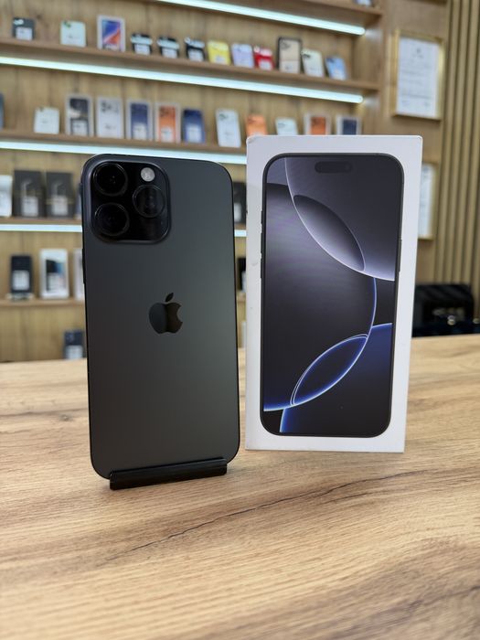 ‼️iPhone 16 Pro Max Black 512Gb -Sanatate bat. 87% - Garantie 12 luni