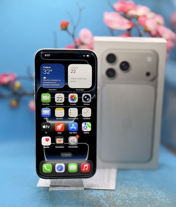 ГАРАНЦИОНЕН!!! Apple iPhone 17 Pro Max, 256GB, 5G, Silver