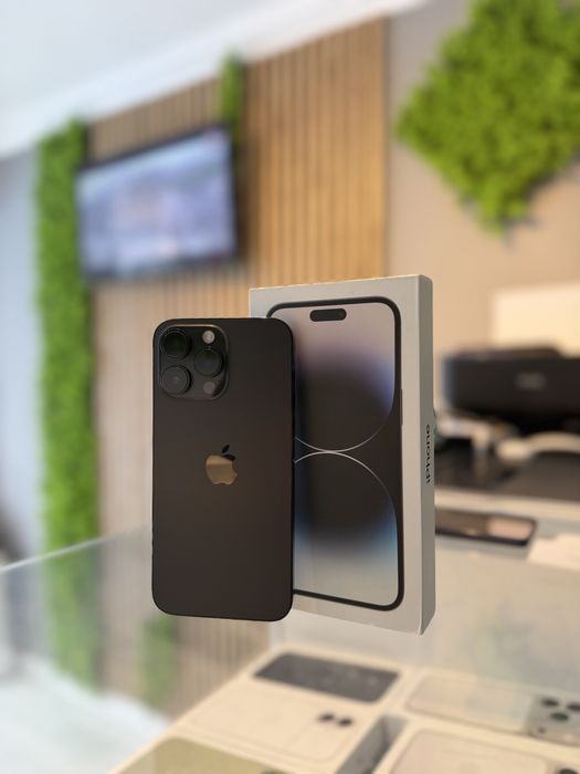 **ATS GSM**iPhone 14  Pro Max 128GB Black/Baterie90%/Fact+Gar 12 luni