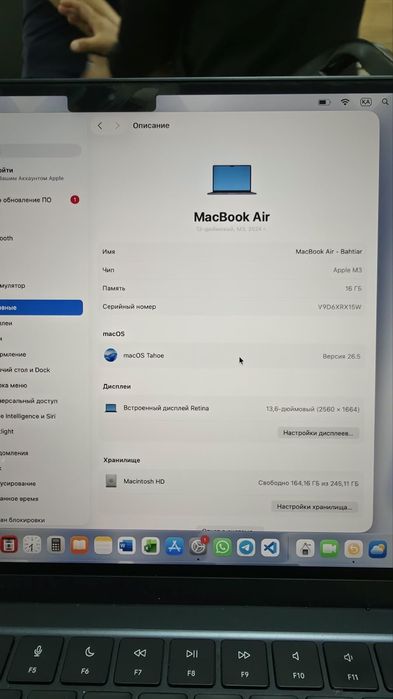 Macbook Air 2024 в отличном состояний