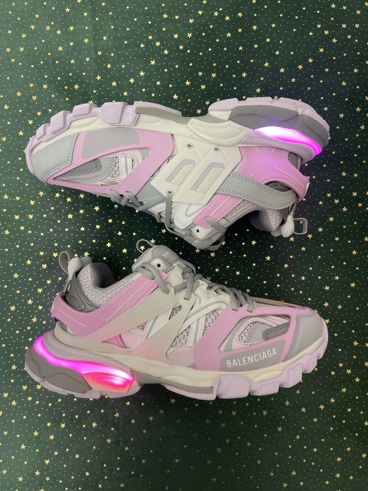 Balenciaga Track Led Grey Pink