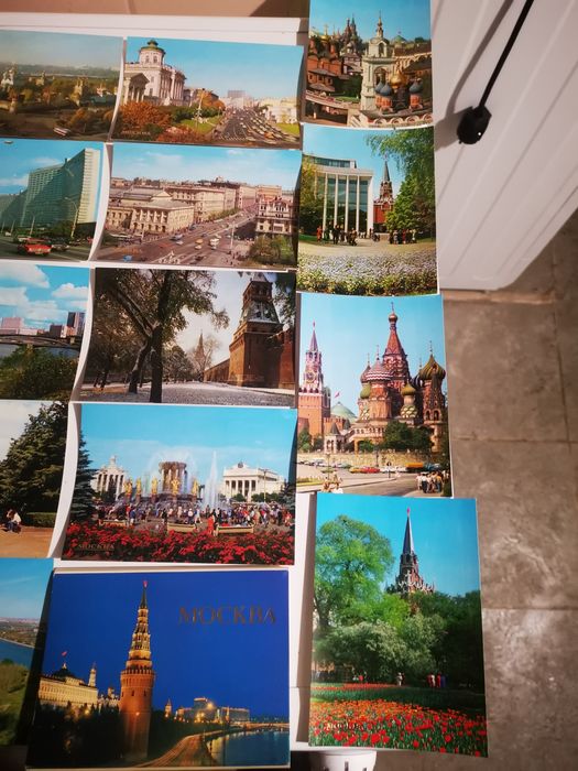 Комплект открьток  18 сюжетов
Издателство Правда
Москва 1980
О