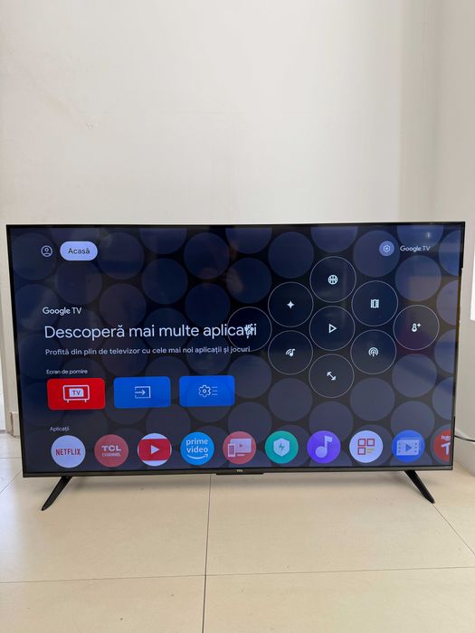 TV TCL LED 55P655 139 cm Smart Google TV 4K Garantie 24 luni CashBox