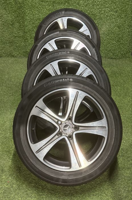 Диски титановве в сборе с шинами R17 5x112 Mercedes оригинал
