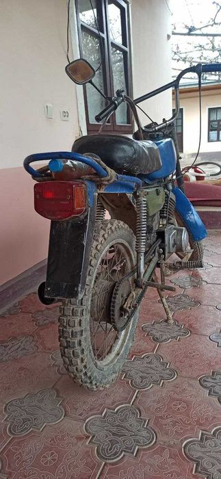 Motosikl zver yigilgan