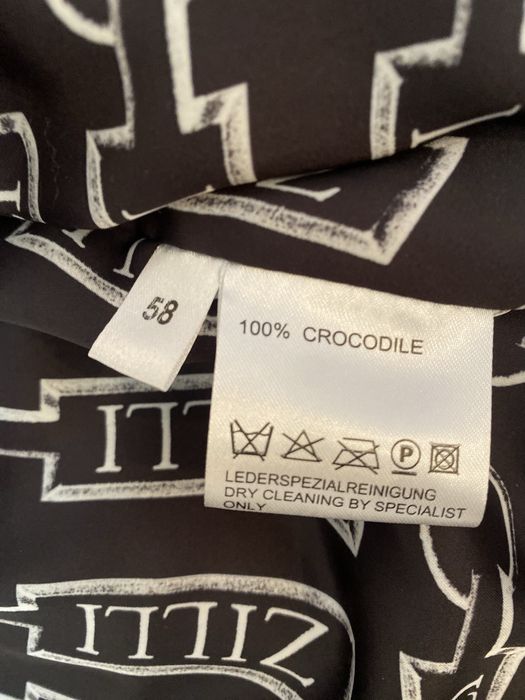 Куртка 100% крокодил ZILLI Франция оригинал