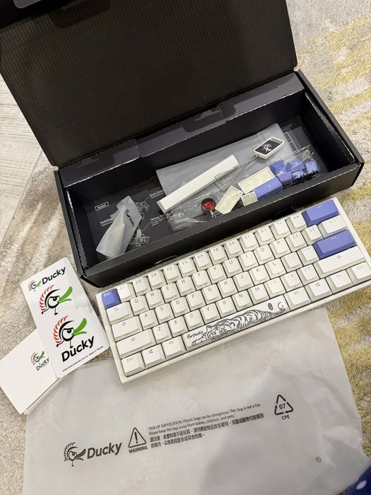Ducky One 3 Mini White – механична клавиатура (60%)