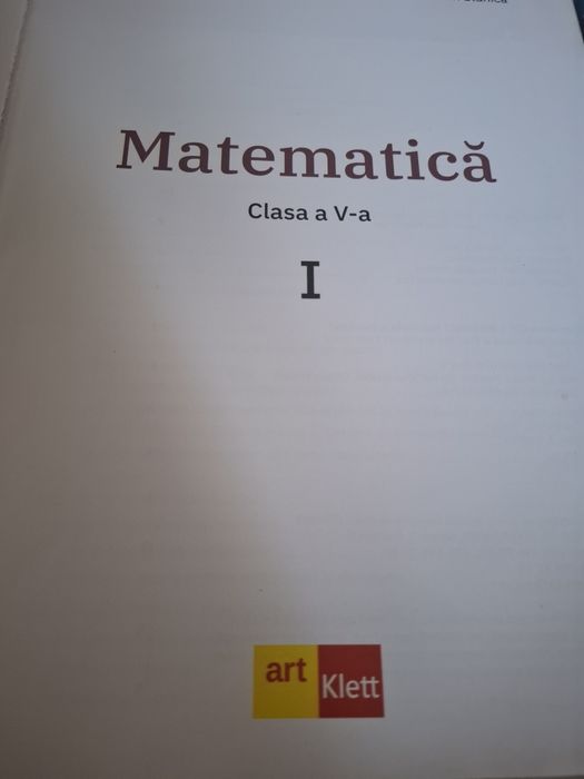 Culegeri matematica , clasa a Va  2 culegeri la 40 setul