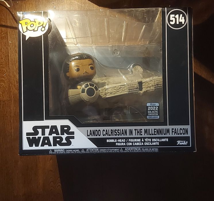 Funko pop lando calrissian in the millennium falcon